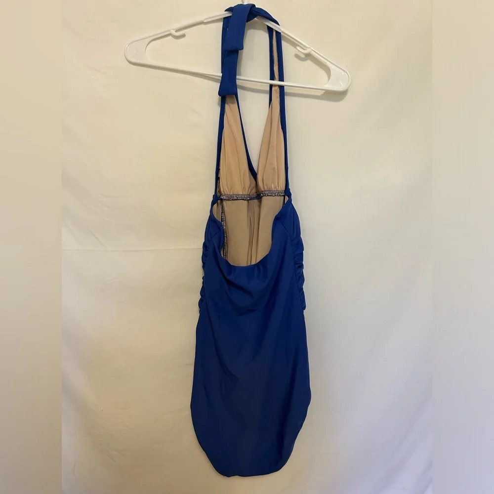 J. Crew Ruched halter one-piece swimsuit‎ Size 10